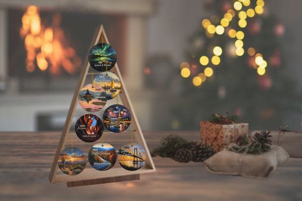 Travel Ornament Display Year Round