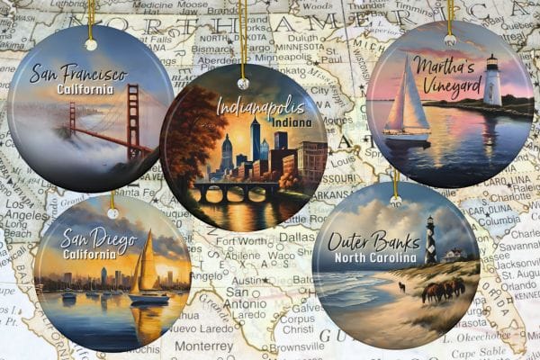 Ornaments: USA Cities