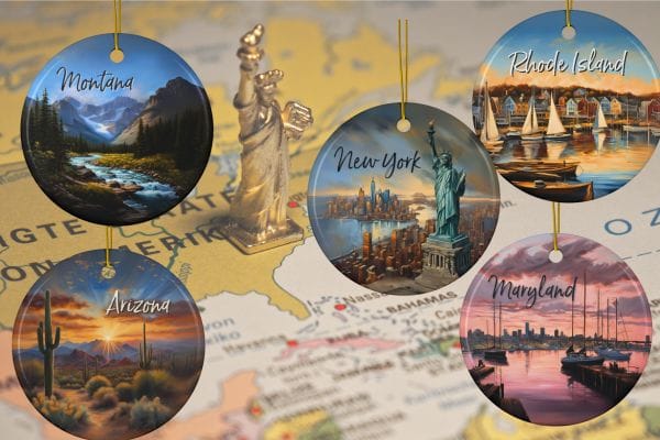 Ornaments: USA States