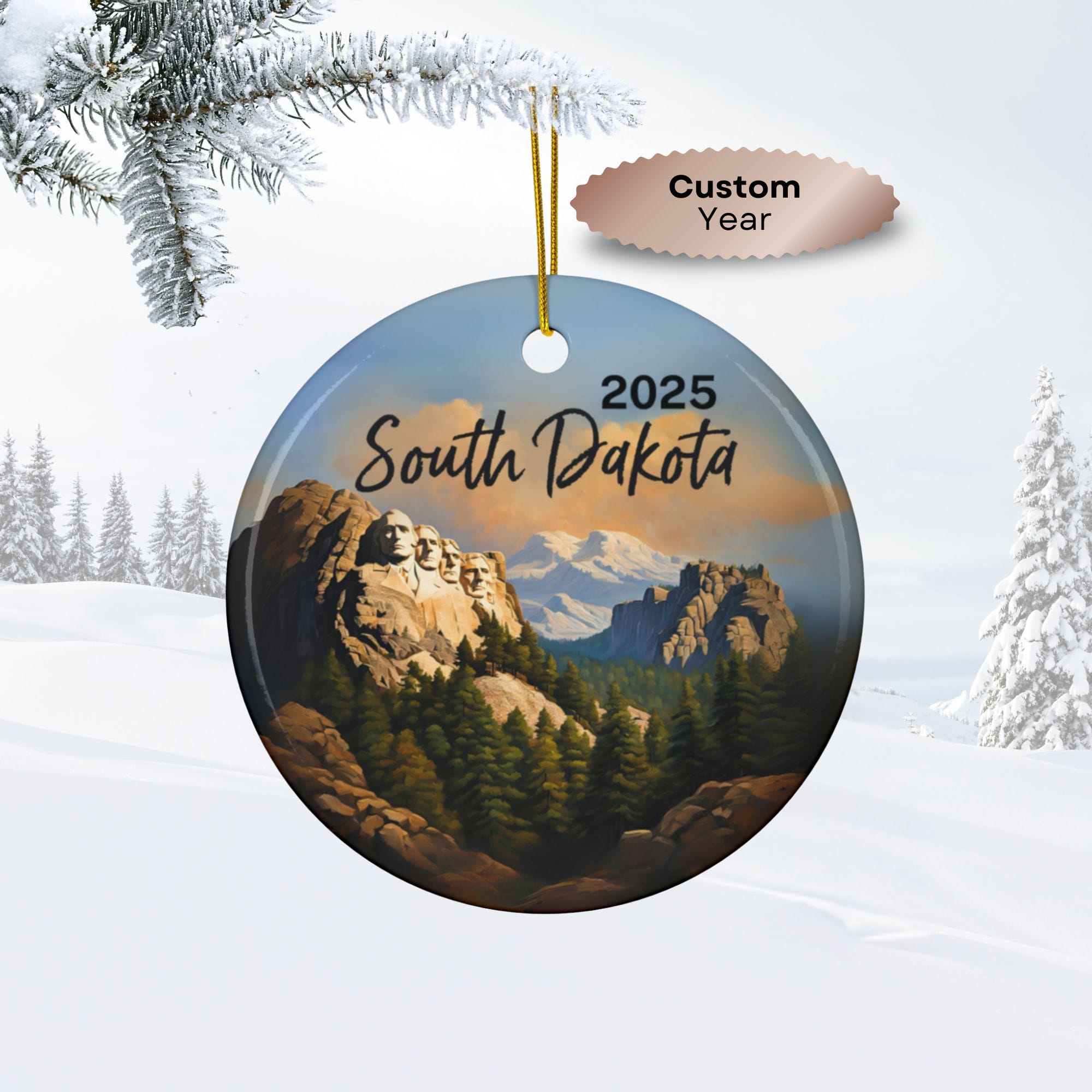Fernweh.Personalized.Ornament.SouthDakota.Cover.B