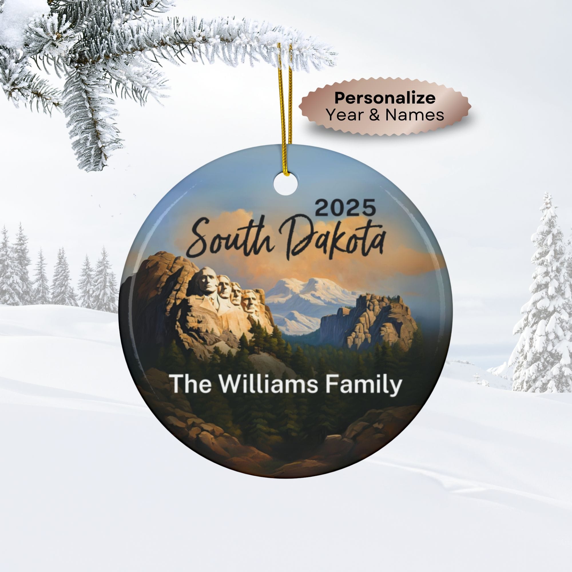 Fernweh.Personalized.Ornament.SouthDakota.Cover.C