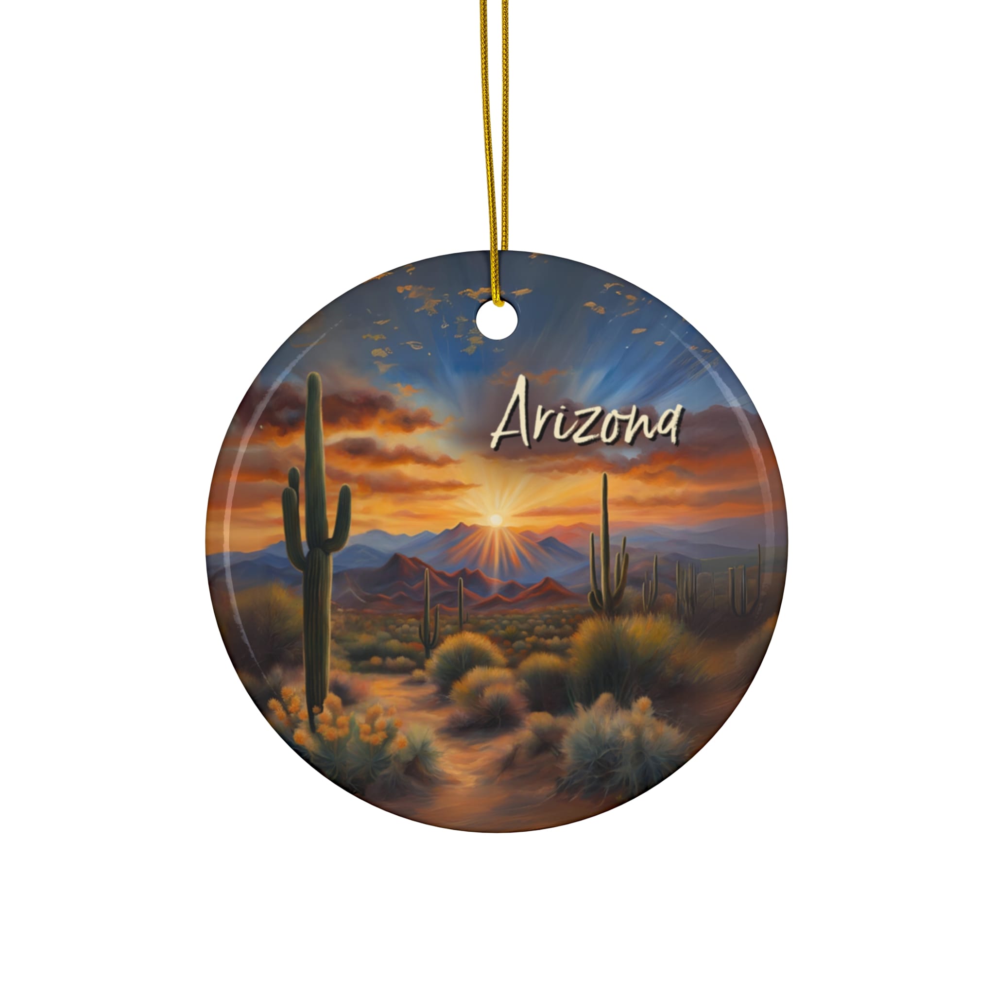 Arizona Ornament: Single-Sided