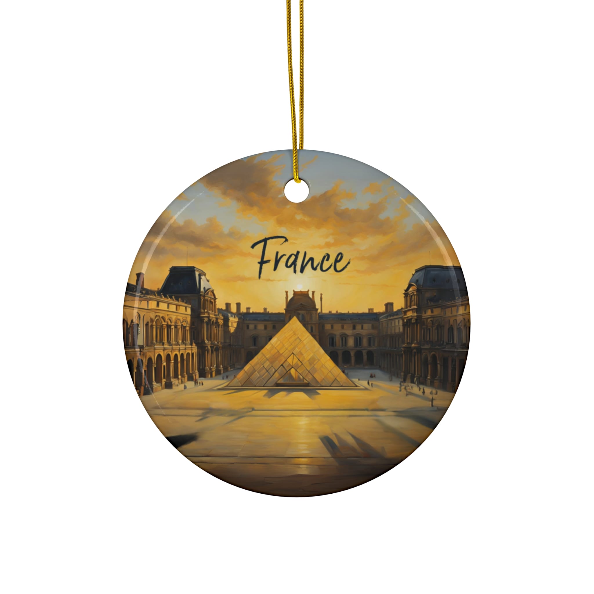 France Ornament: Single-Sided