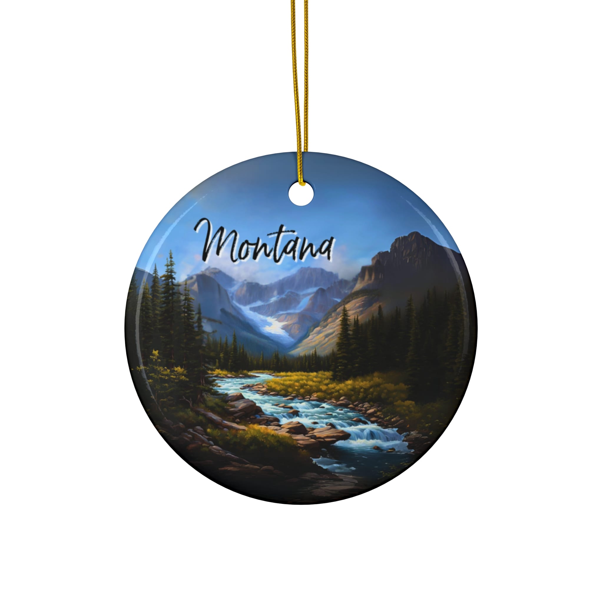 Montana Ornament: Single-Sided