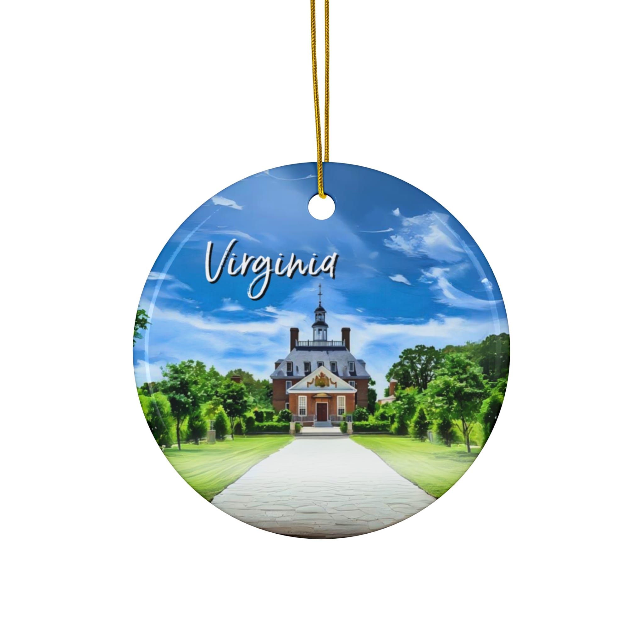 Virginia Ornament: Single-Sided