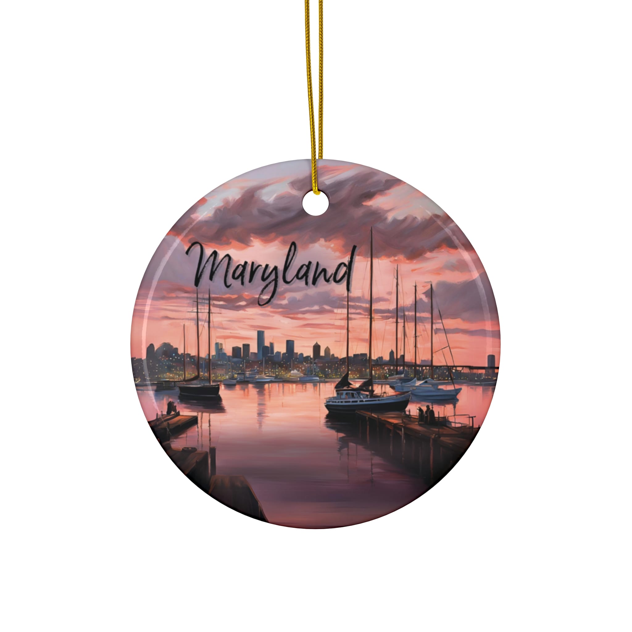 Maryland Ornament: Single-Sided