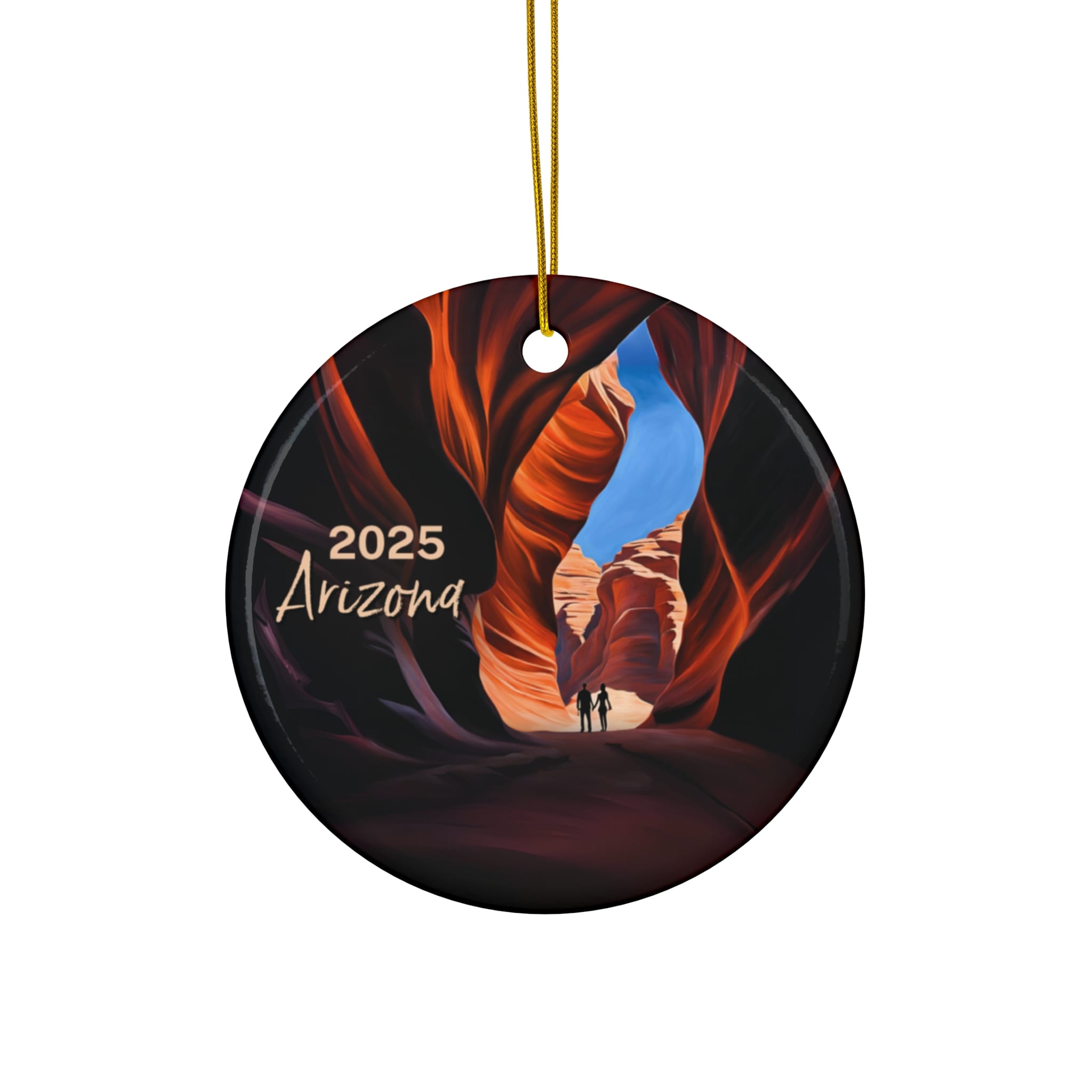 Arizona Ornament: Single-Sided + Year
