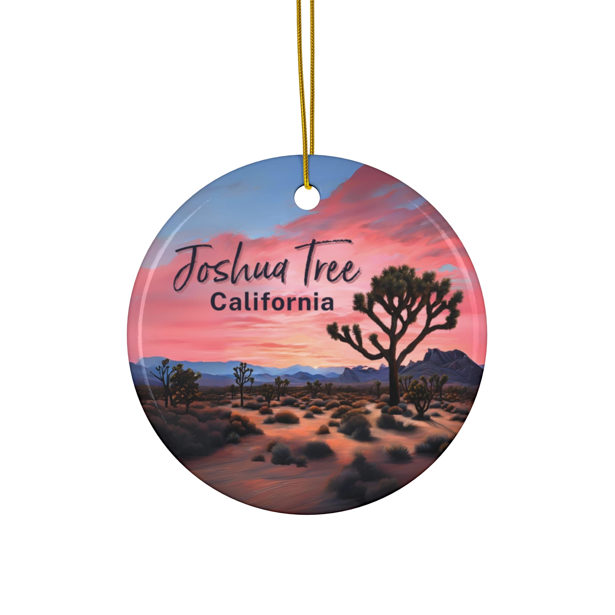 Joshua Tree California Ornament: Single-Sided