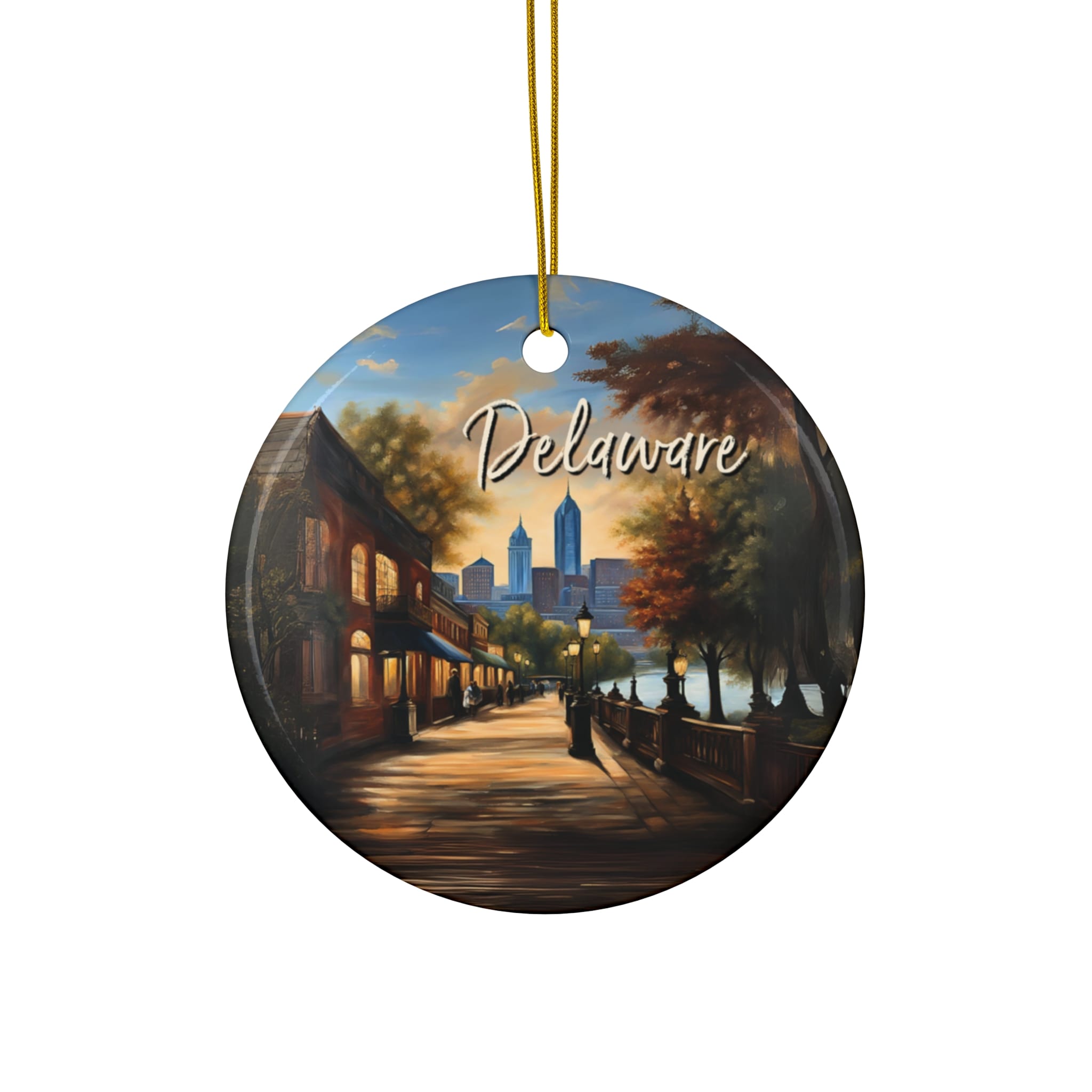 Delaware Ornament: Single-Sided