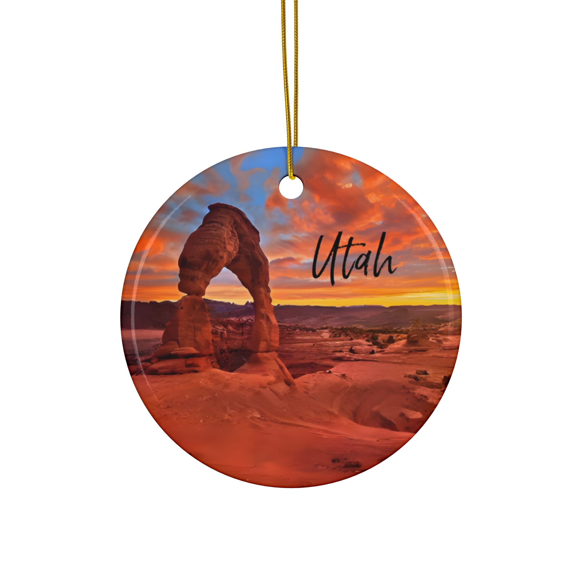 Utah Ornament: Single-Sided