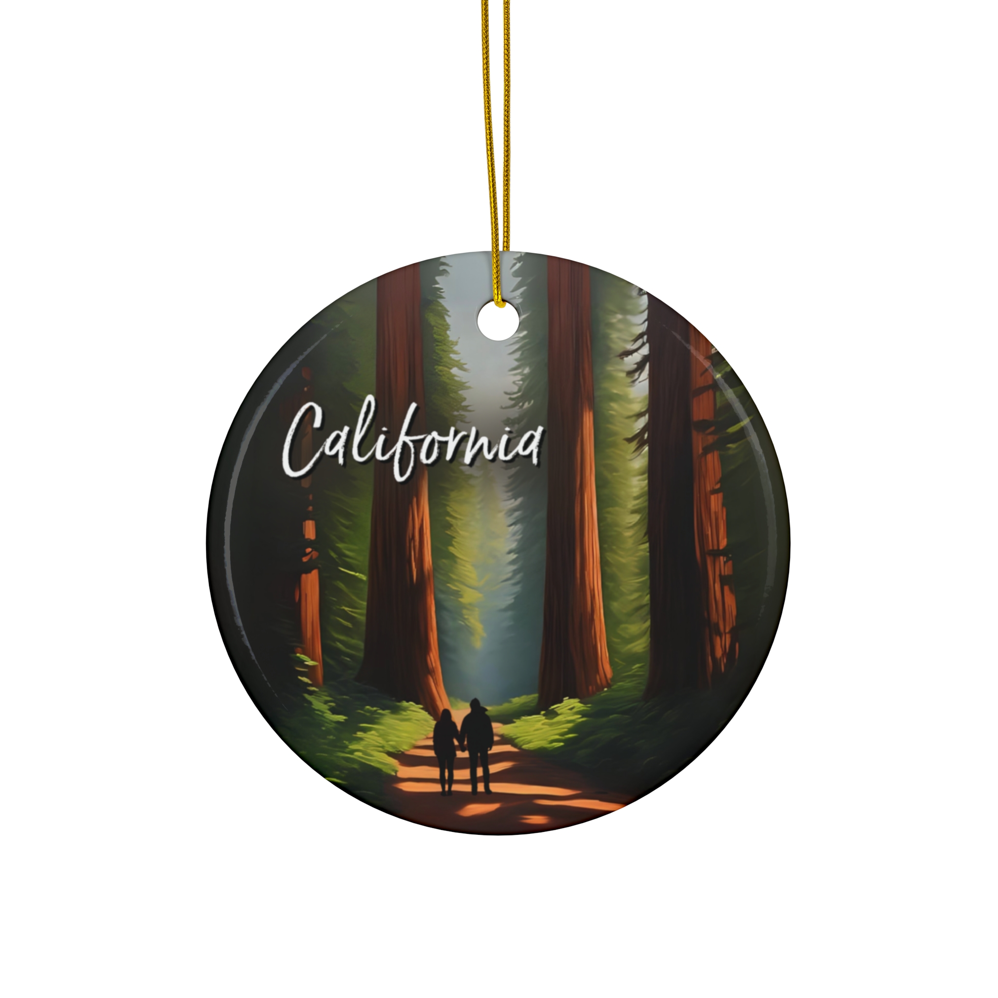 California Redwoods Ornament: Single-Sided