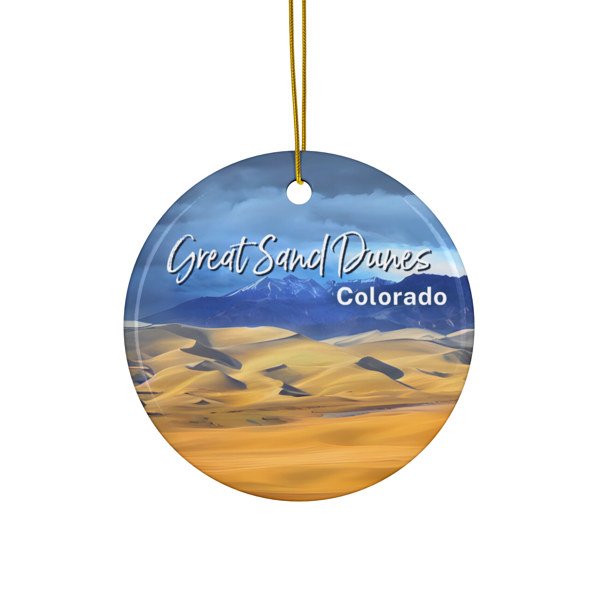 Great Sand Dunes Colorado Ornament: Single-Sided