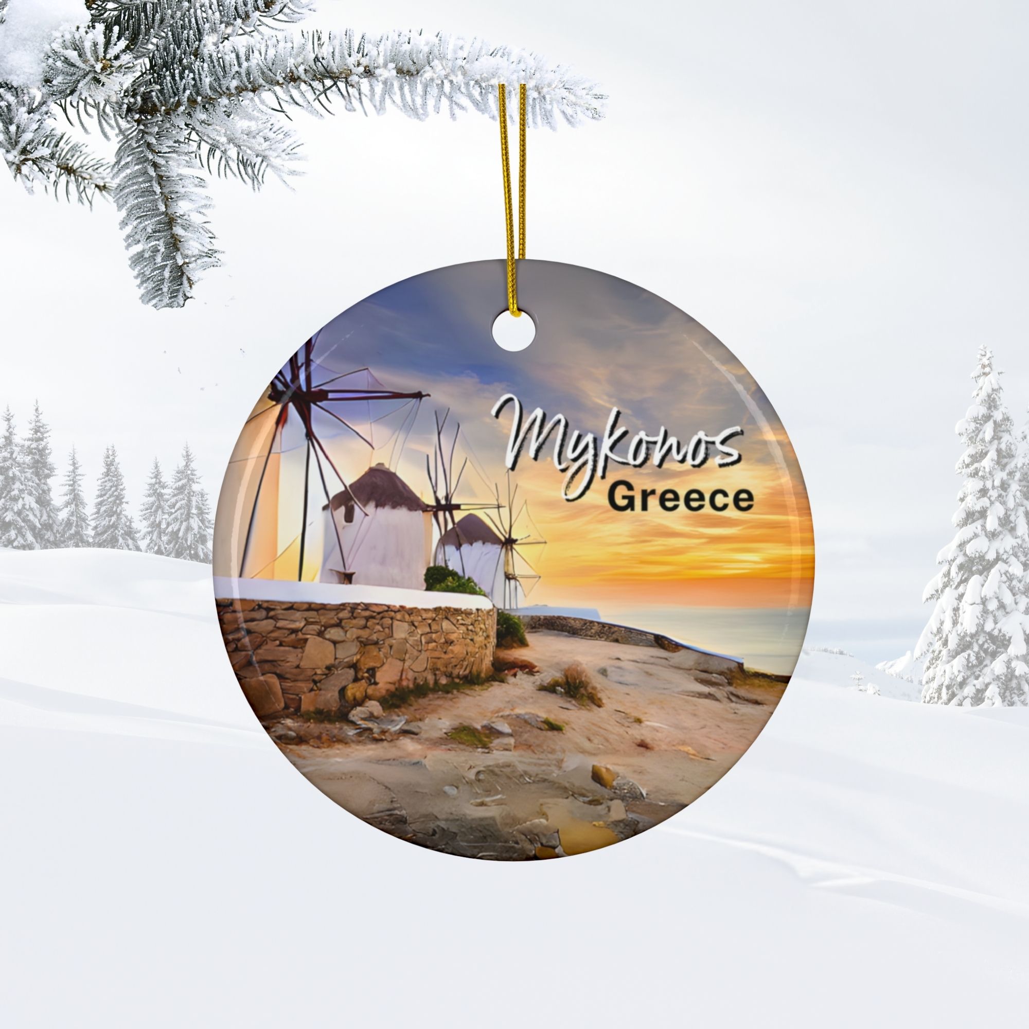 Fernweh.Ornament.Greece.Mykonos.Windmill.Cover.A