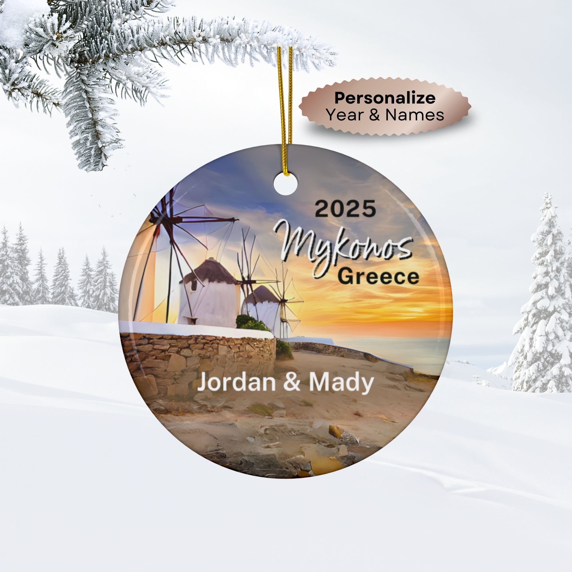 Fernweh.Ornament.Greece.Mykonos.Windmill.Cover.C