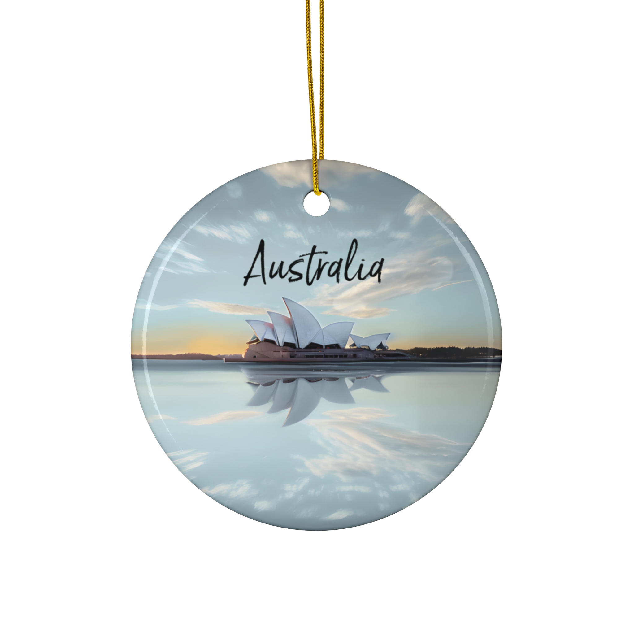 Australia Sydney Opera House Ornament: Single-Sided