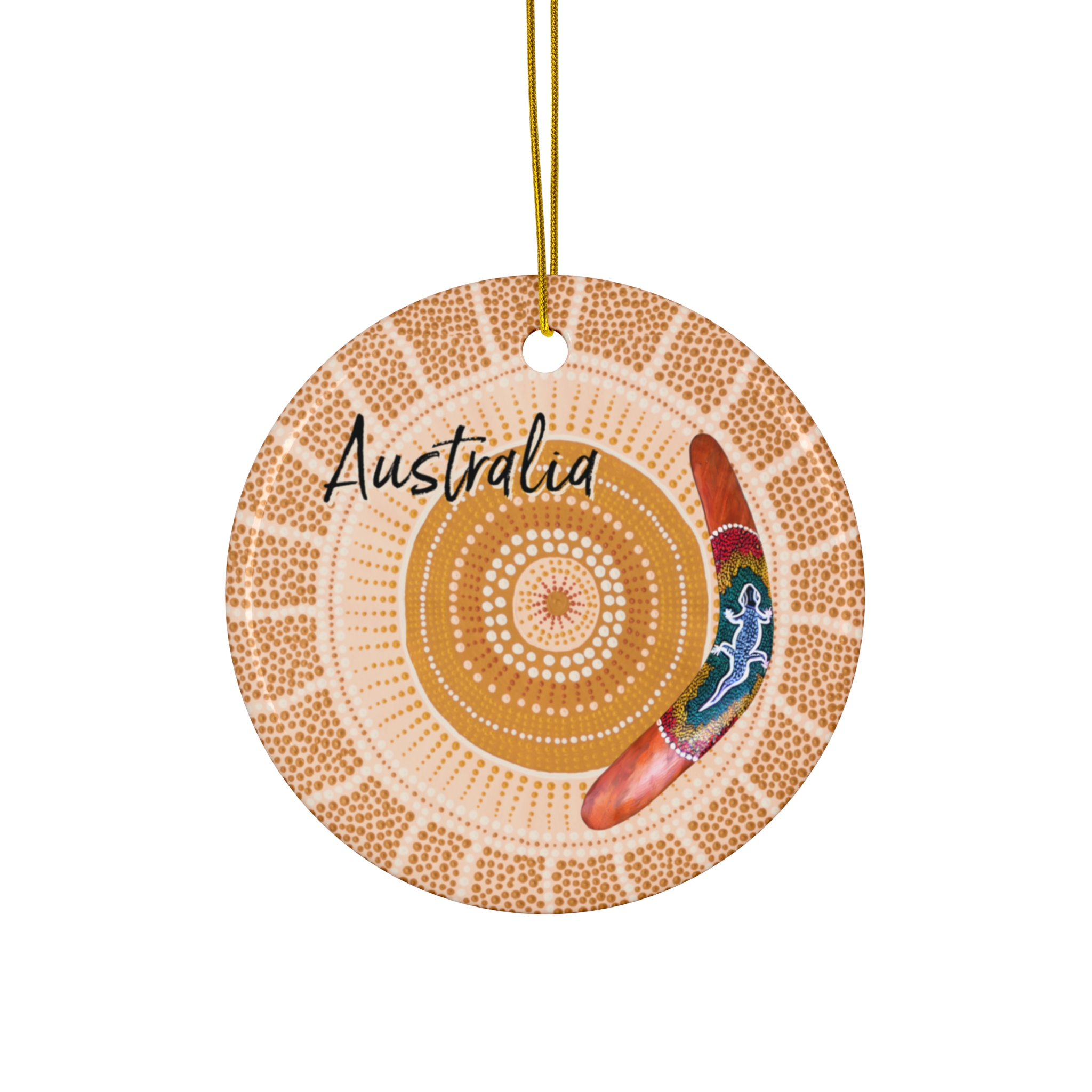Australia Ornament: Single-Sided