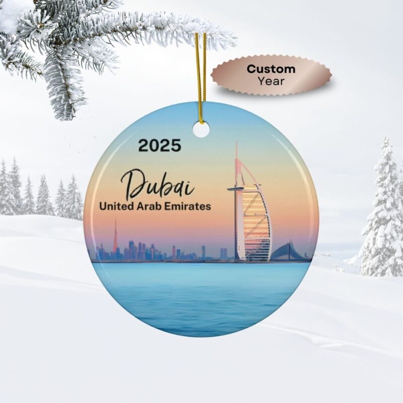 2025 Dubai Christmas Ornament featuring Burj Al Arab