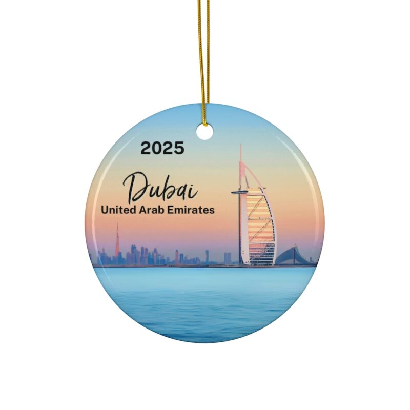 2025 Dubai Christmas Ornament featuring Burj Al Arab