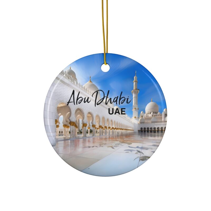Abu Dhabi UAE Personalized Ornaments: Sheikh Zayed Grand Mosque
