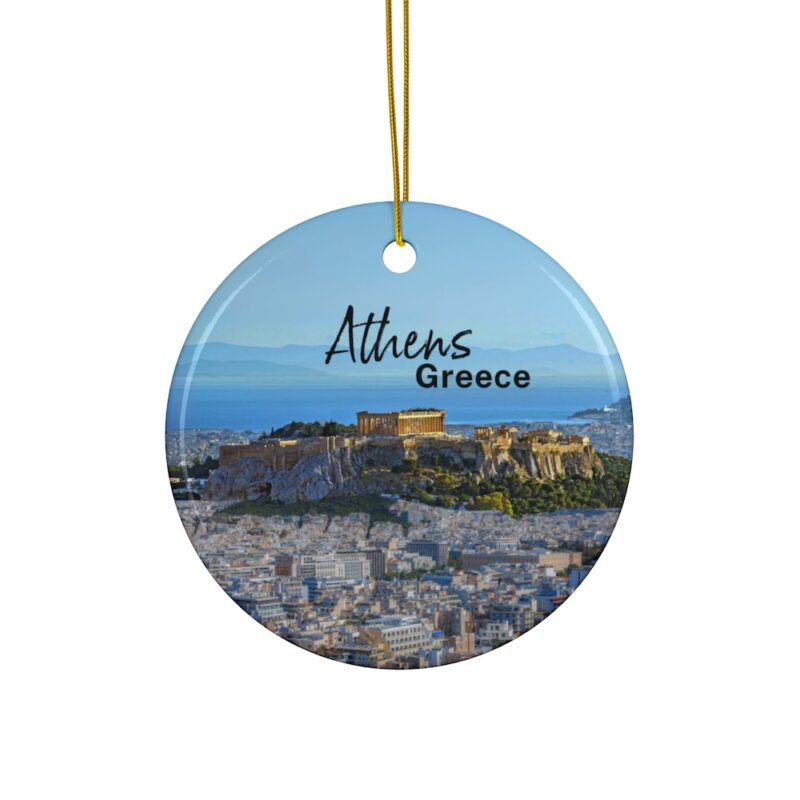 Athen Greece Personalized Ornaments: Acropolis View