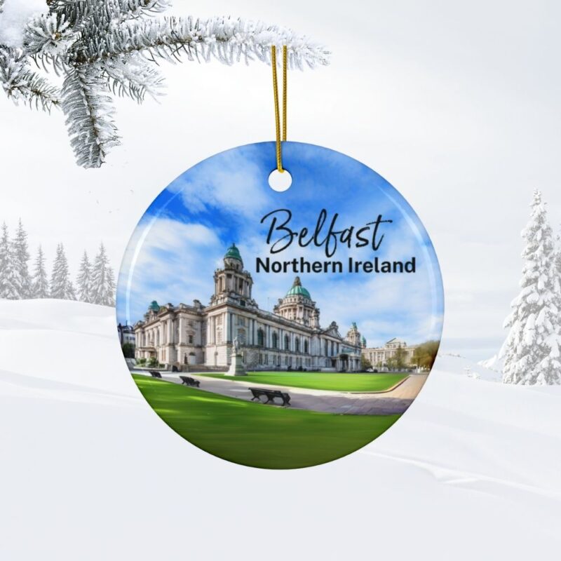Belfast Northern Ireland Personalized Ornaments: Belfast City Hall