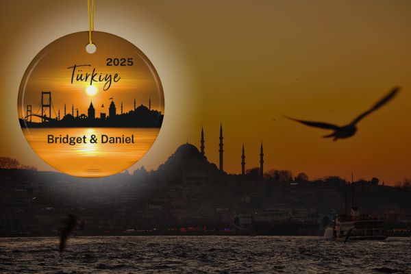 Fernweh.TravelGifts.Turkiye.Skyline.Keepsake