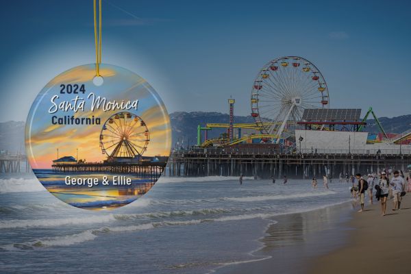 Fernweh.TravelGifts.California.SantaMonica.Souvenir