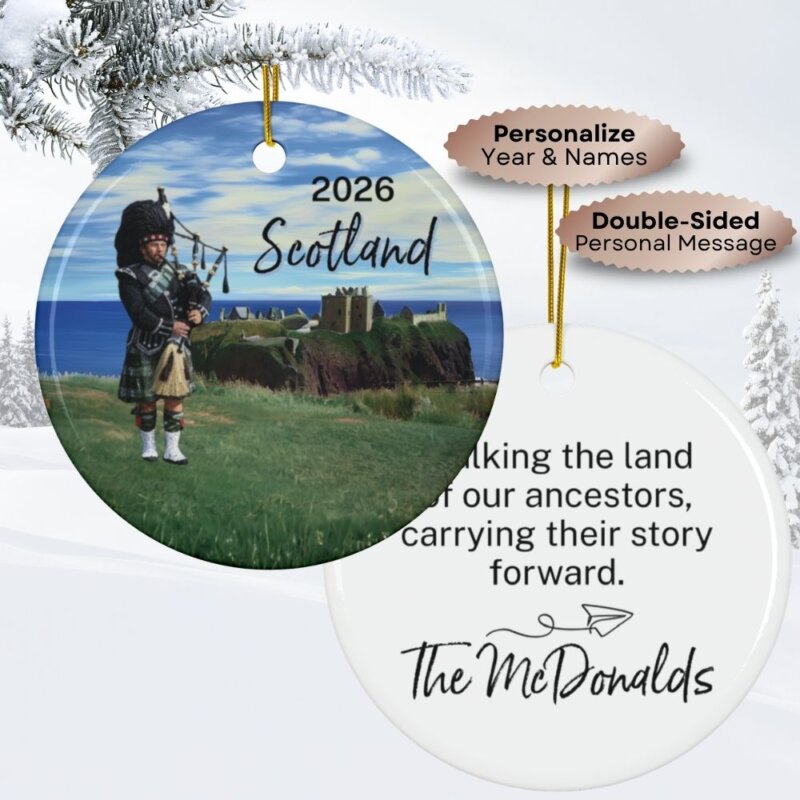 Fernweh.Ornament.Scotland.Bagpiper.Cover.D