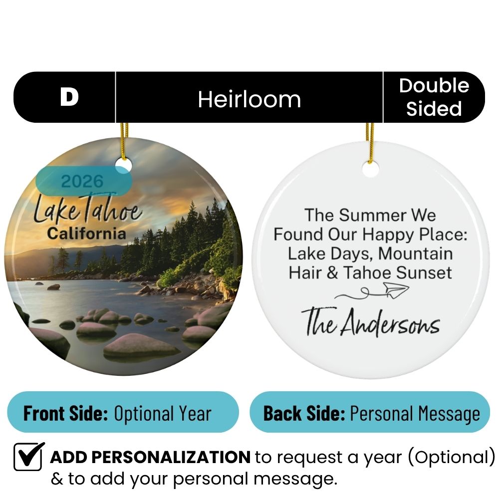 Fernweh.Ornament.USA.California.LakeTahoe.Design.D