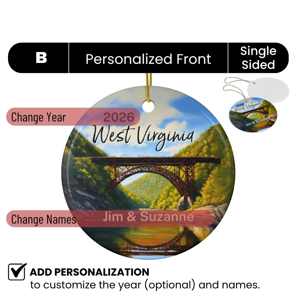 Fernweh.Ornament.USA.WestVirginia.Design.B